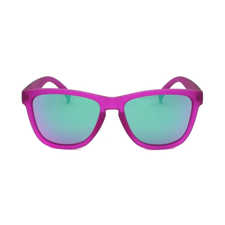 Purple Frame Red Mirror Lenses Sunglasses – Lunabands