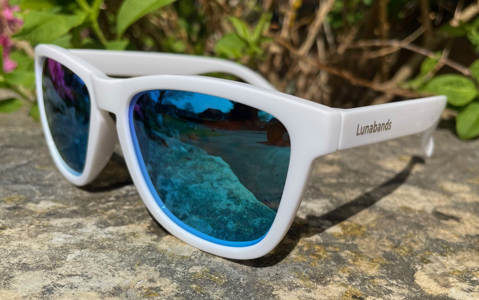 White running sunglasses hotsell
