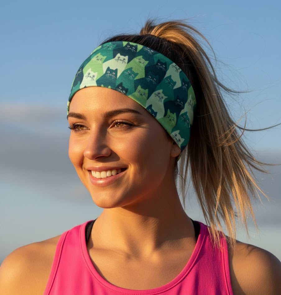 Lunabands_Kitty_Cat_Multi_use_Running_Bandana_Headband