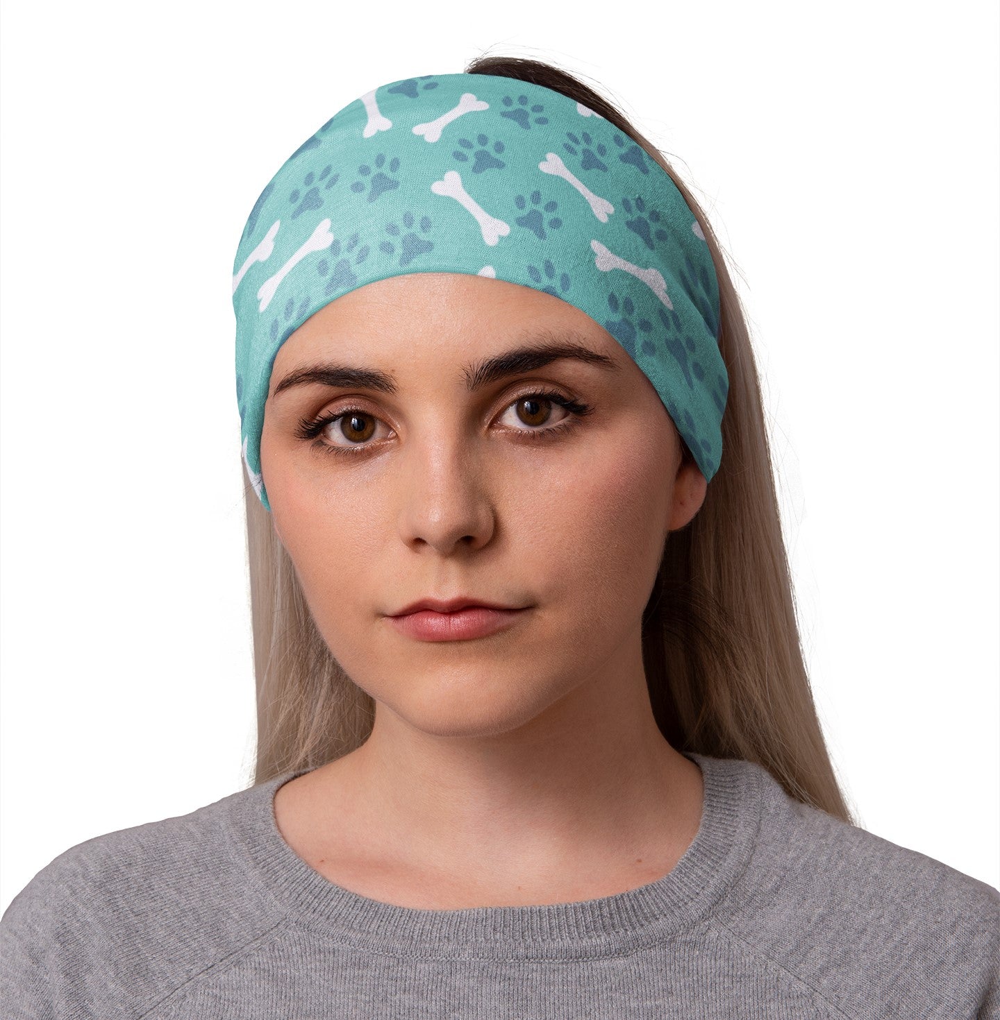 Lunabands Ringo Dog Paw Multi use Running Bandana Headband