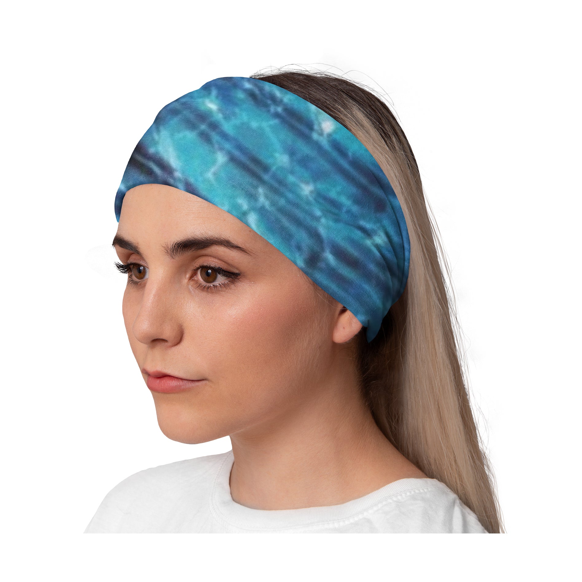 Lunabands Ocean Ripple Multi use Running Bandana Headband