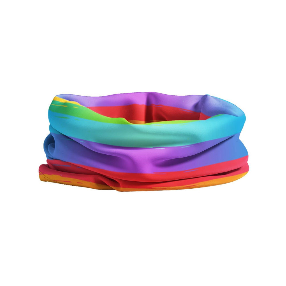 Painted Rainbow Multi use Running Bandana Headband