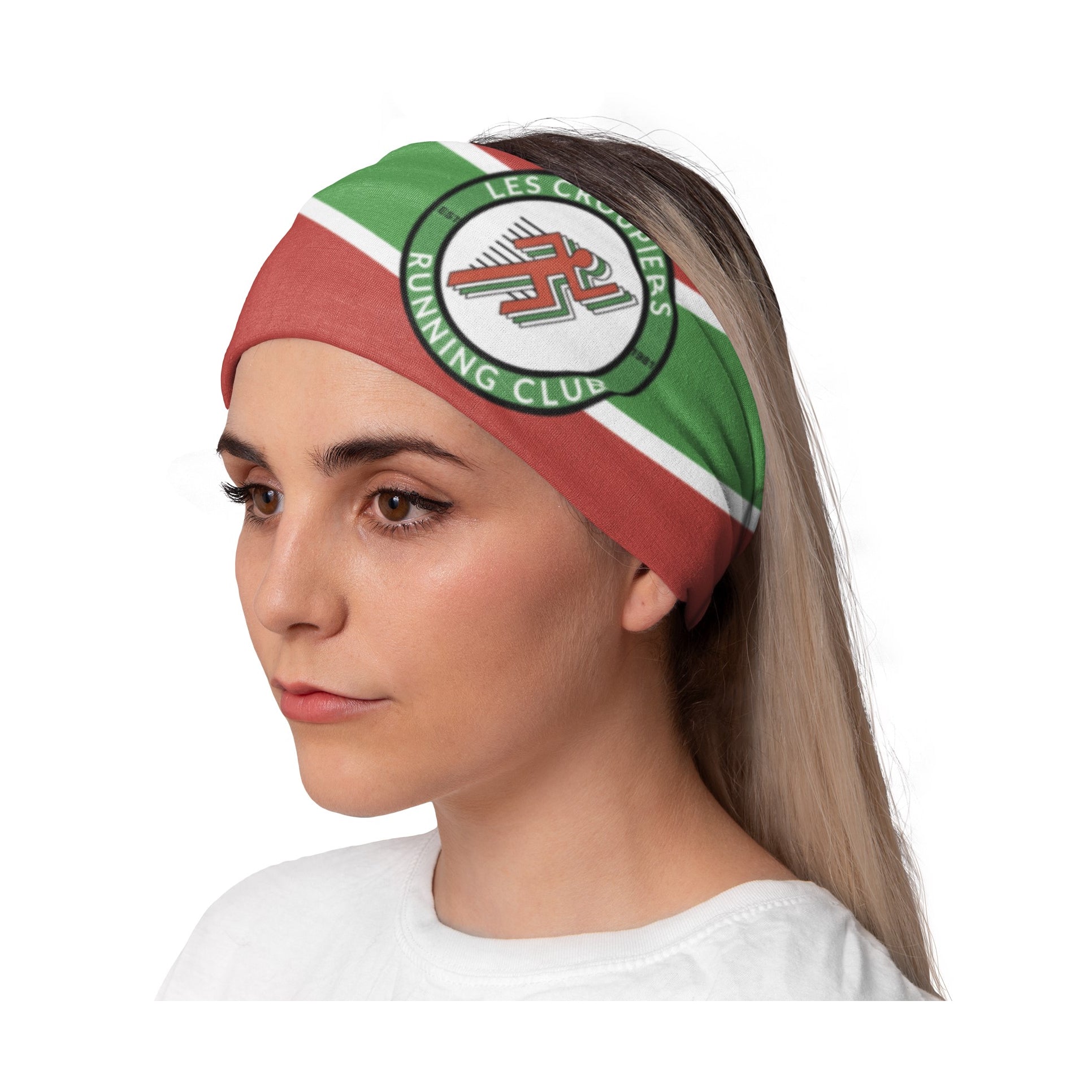 Lunabands Les Croupiers Running Club Cardiff Multi use tubular Bandana Snood Headband