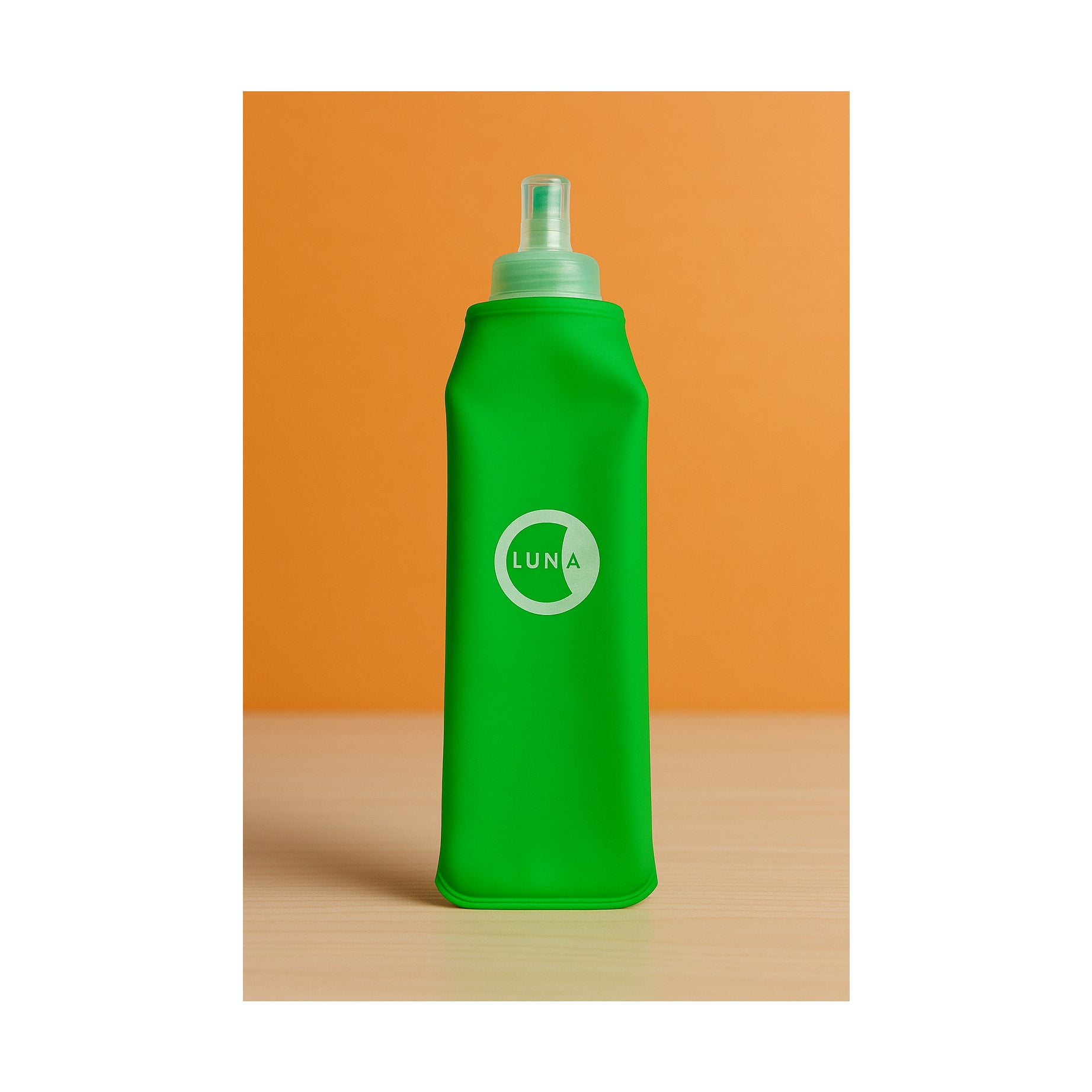 Green Lunabands Reusable Collapsible Hydration Drinks Bottle