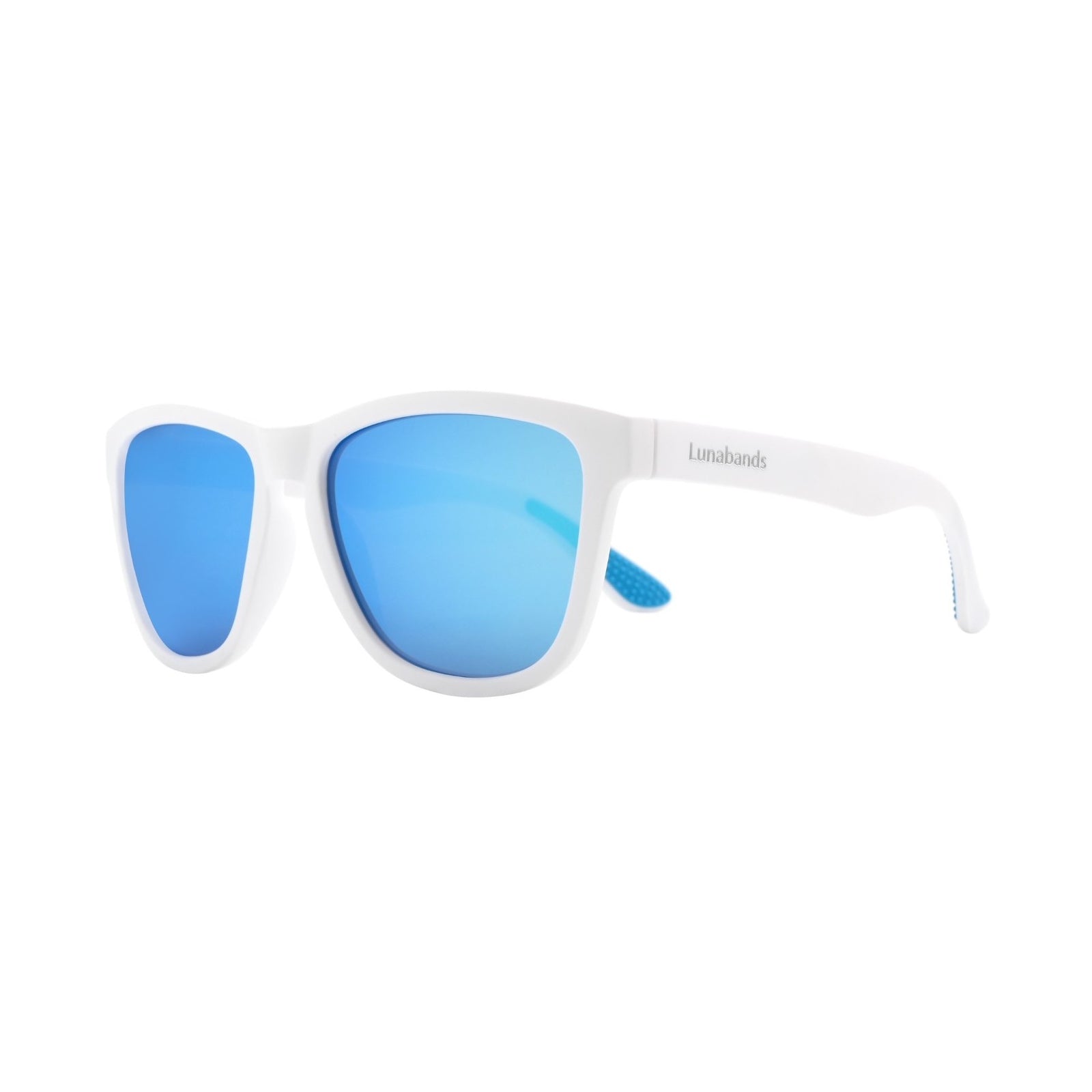 Boston - White / Blue Polarised Sunglasses