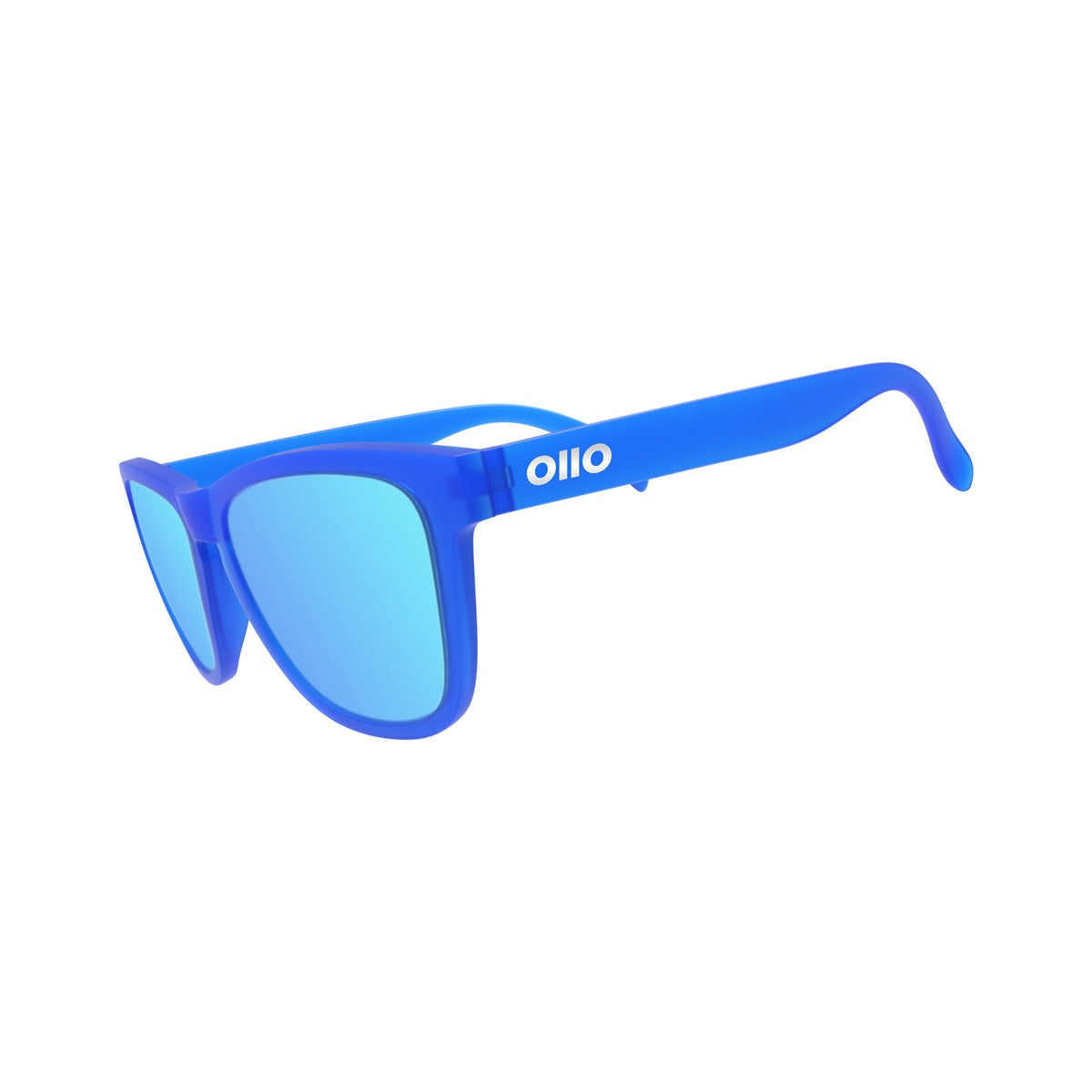 Ollo Clásico Electric Wave sunglasses with UV400 polarised lenses and a bold blue-green frame. Designed for athletes, these durable, lightweight sunglasses offer a secure non-slip fit, making them perfect for running, cycling, training, and active outdoor lifestyles.