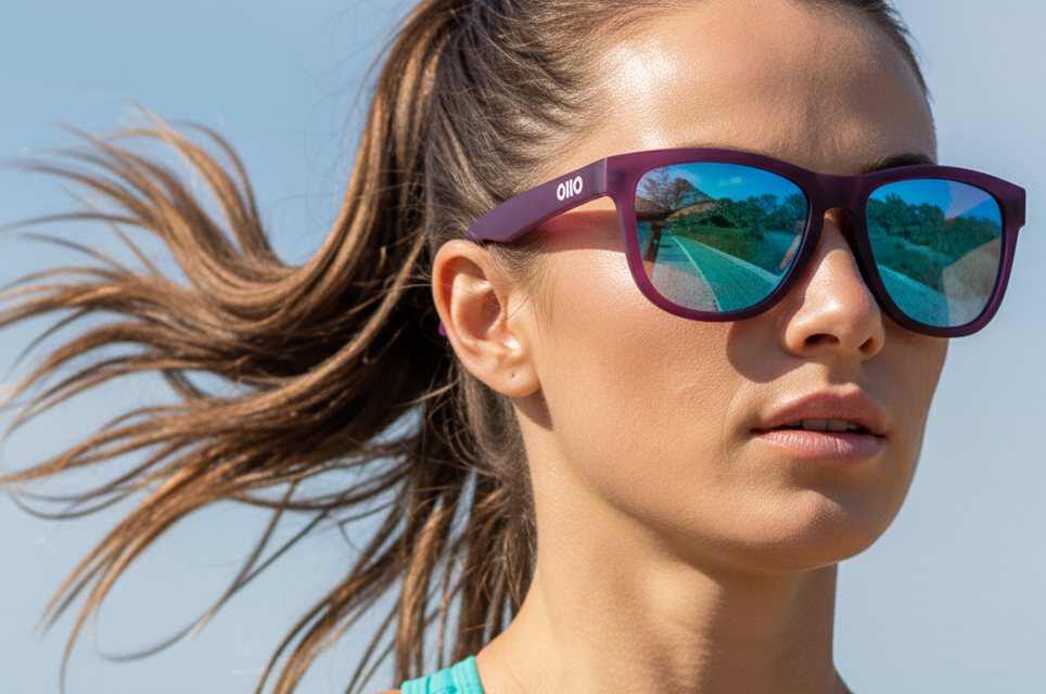 Ollo Clásico – Fuchsia Flair UV400 Polarised Running Sunglasses