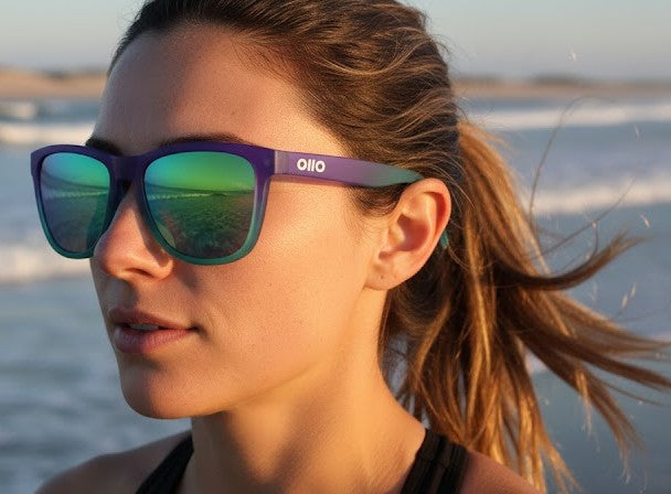 Ollo Clásico – Ocean Pulse UV400 Polarised Running Sunglasses