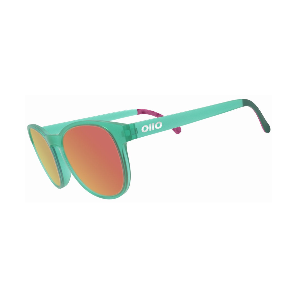 Ollo Pace Verdant Blaze sunglasses with UV400 polarised lenses and a striking green frame. Designed for outdoor athletes, these lightweight, durable sunglasses feature a non-slip fit, making them the perfect choice for running, cycling, training, and all-day performance.