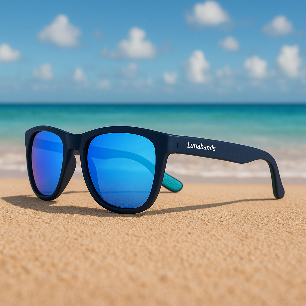 Lunabands Navy Blue Polarised Sunglasses