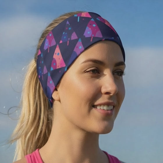Lunabands Christmas Tree Multi use Running Bandana Headband