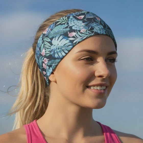 Lunabands Ko`u Aloha Multi use Running Bandana Headband