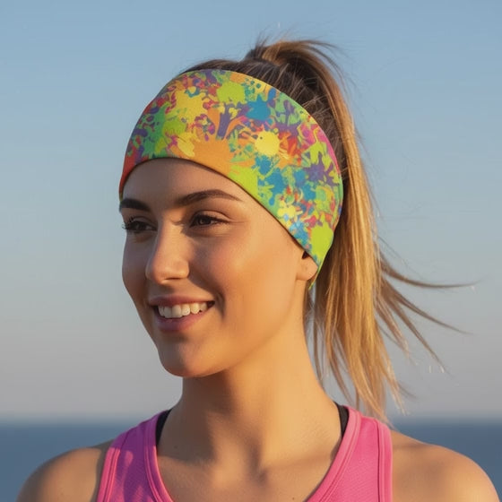 Lunabands_Paint_Splat_Multi_use_Running_Bandana_Headband
