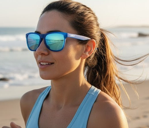Ollo Clásico – Electric Wave UV400 Polarised Running Sunglasses