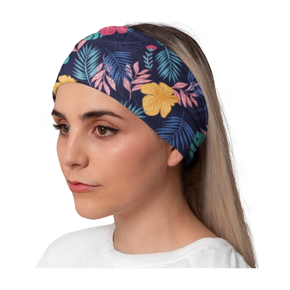 Lunabands Lani Hawaiian Designer Multi Use Multifunctional Running Sports Fitness Training Bandana Headband Snood Skiing