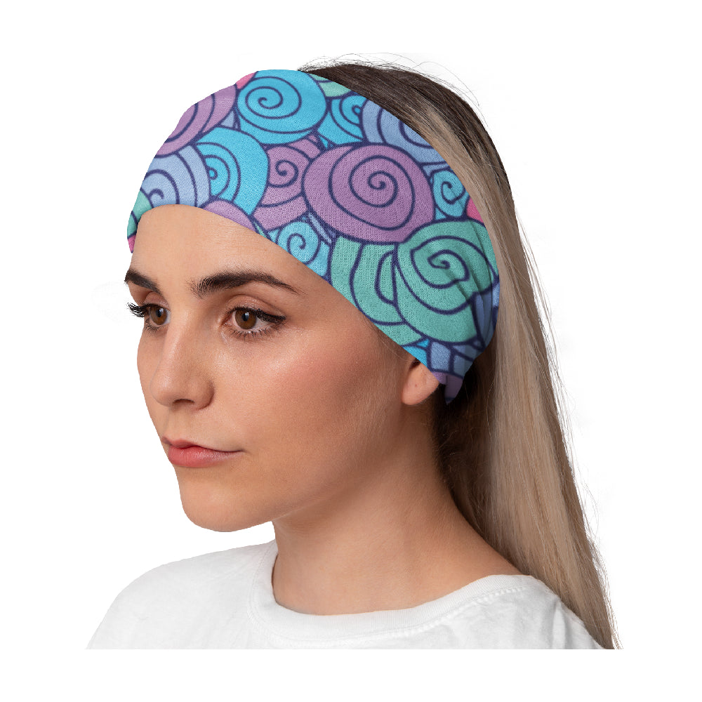 Lunabands Candyfloss Designer Multi Use Multifunctional Running Sports Fitness Adventure Bandana Headband Snood Active Gym 