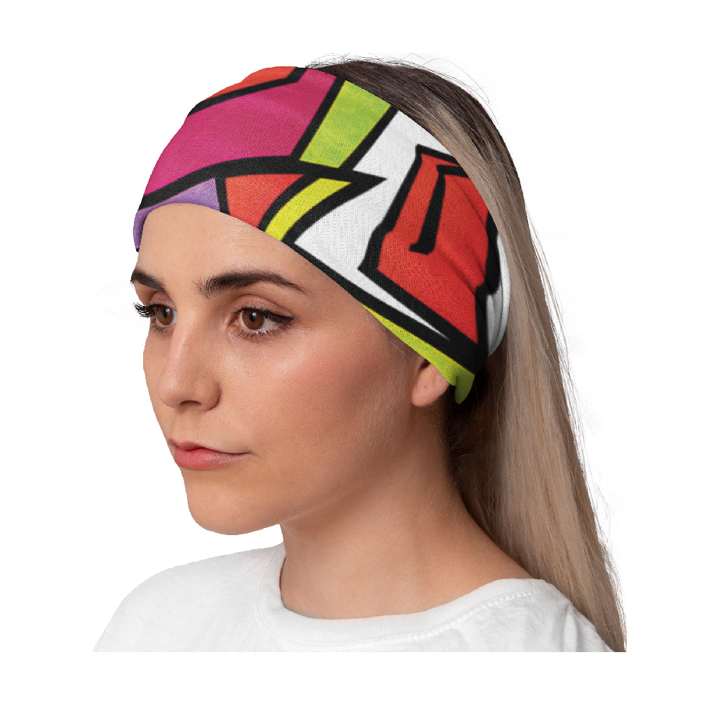 Lunabands Abstract Art Designer Multi Use Multifunctional Running Sports Fitness Training Bandana Headband Marathon Snood Ski