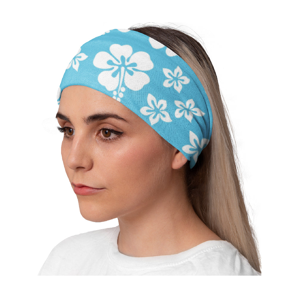 Lunabands Womans Ladies Hawaiian Designer Multi Use Multifunctional Running Gym Bandana Headband Headbands
