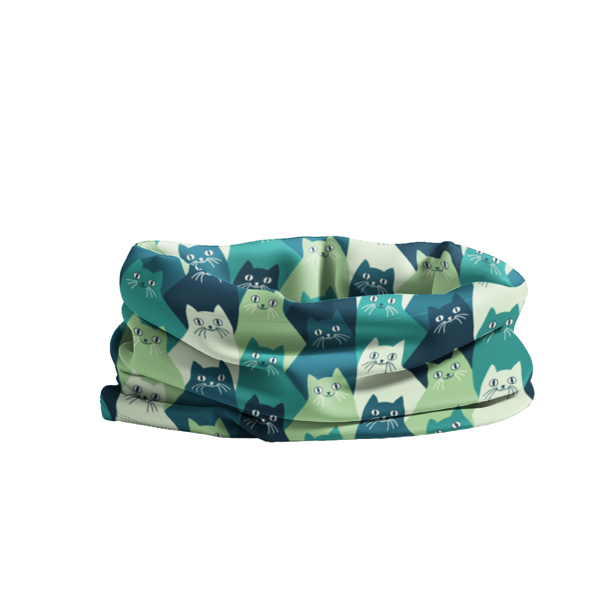 Lunabands Kitty Cat Kitten Designer Multi Use Multifunctional Running Sports Fitness Training Bandana Headband Snood Ski