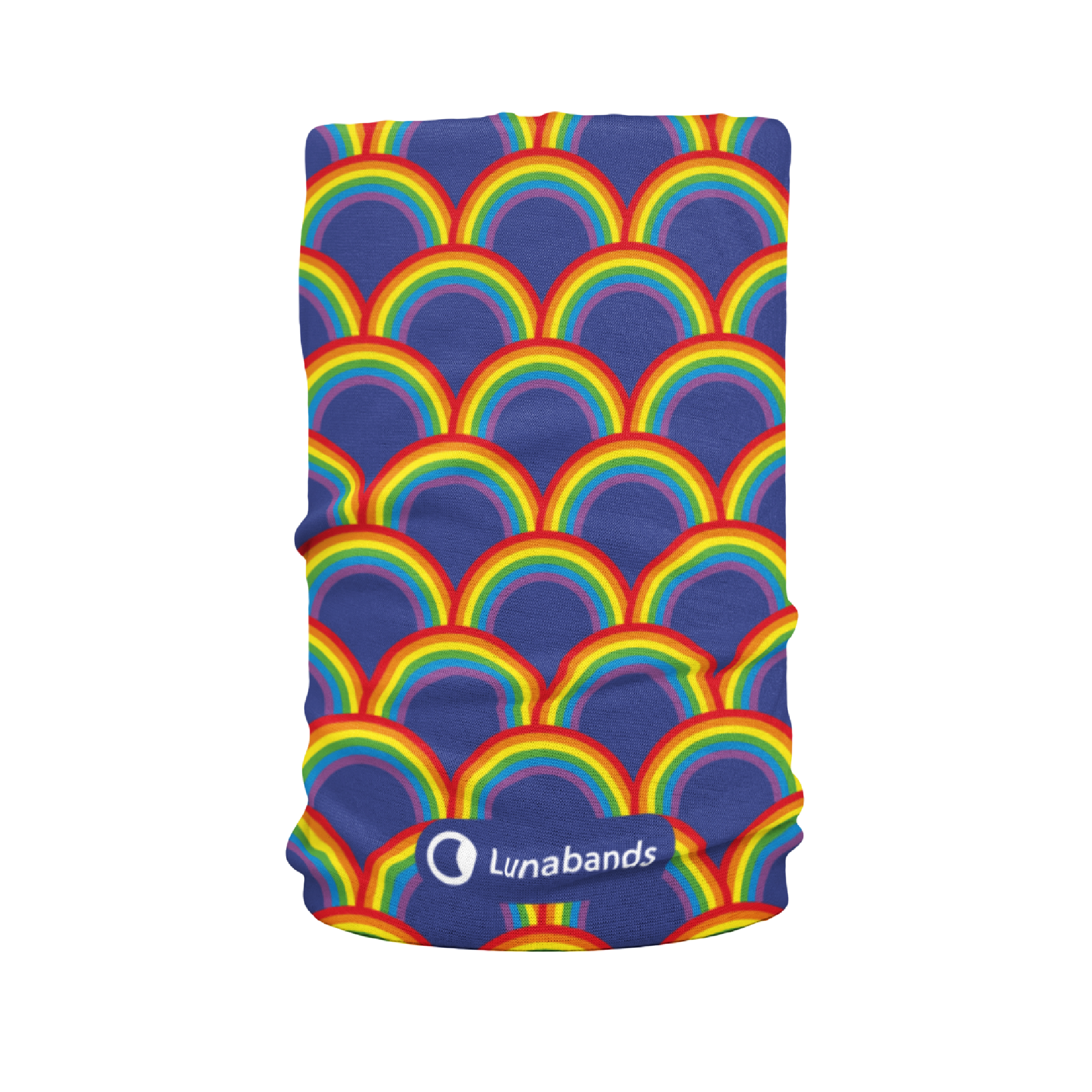 Lunabands Rainbow Gay Pride Designer Multi Use Multifunctional Running Sports Fitness Training Bandana Headband Snood Skiing