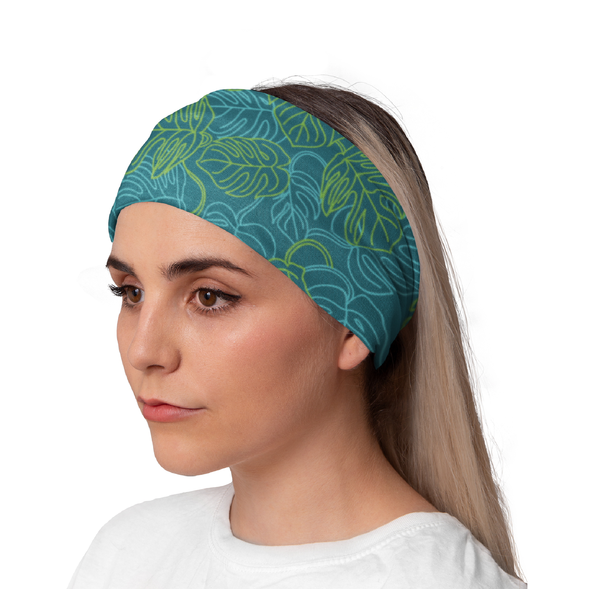 Lunabands Mahina Hawaiian Designer Multi Use Multifunctional Running Sports Fitness Training Bandana Headband Marathon Snood