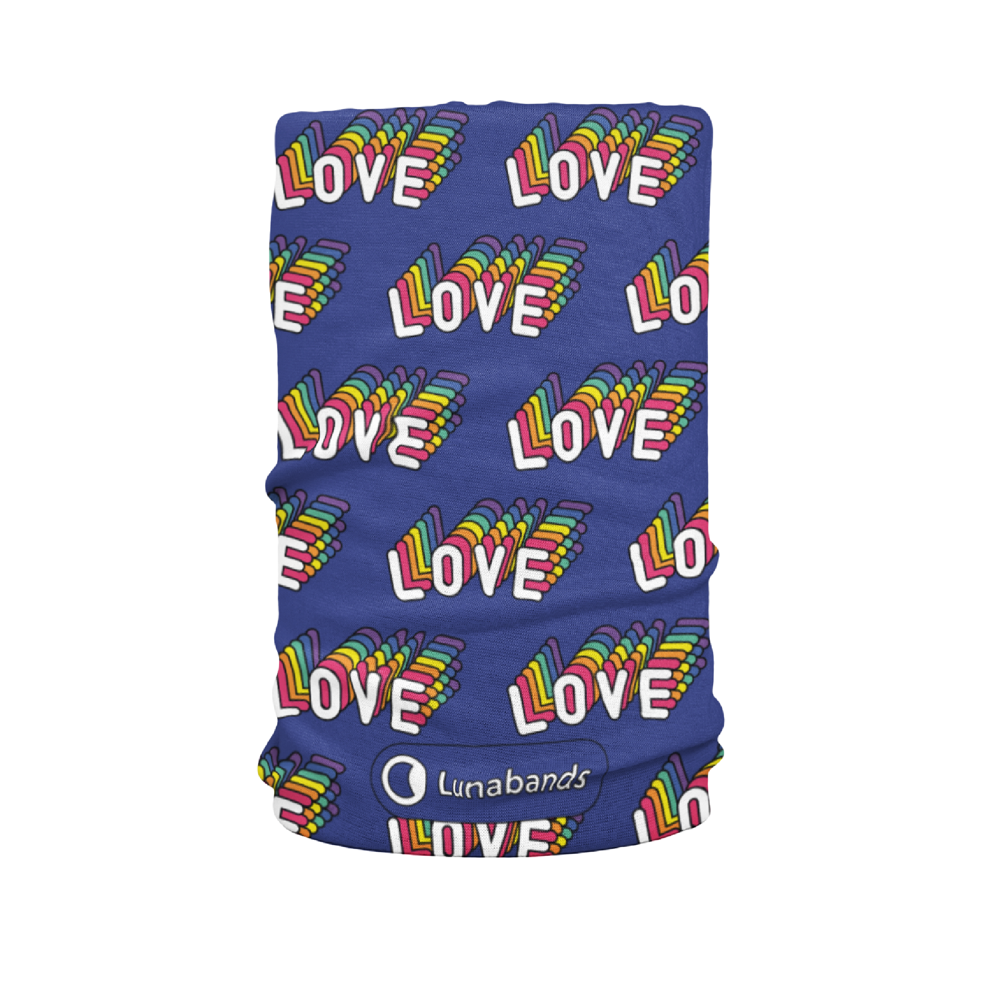 Lunabands Rainbow Gay Pride Designer Multi Use Multifunctional Running Sports Fitness Training Bandana Headband Snood Skiing