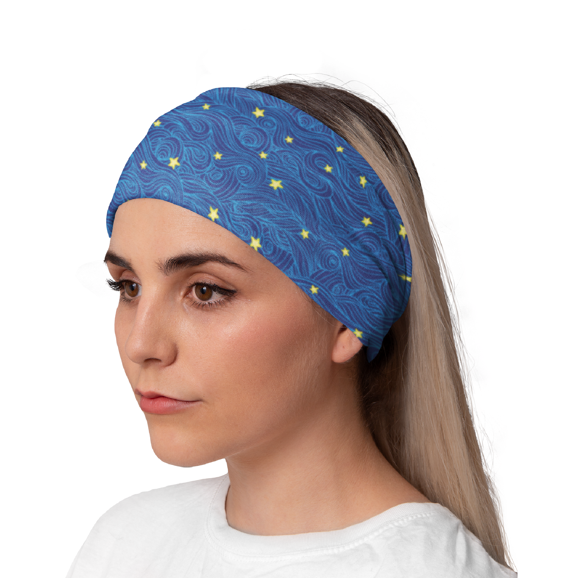 Lunabands Starry Starry Night Multi use Running Bandana Headband