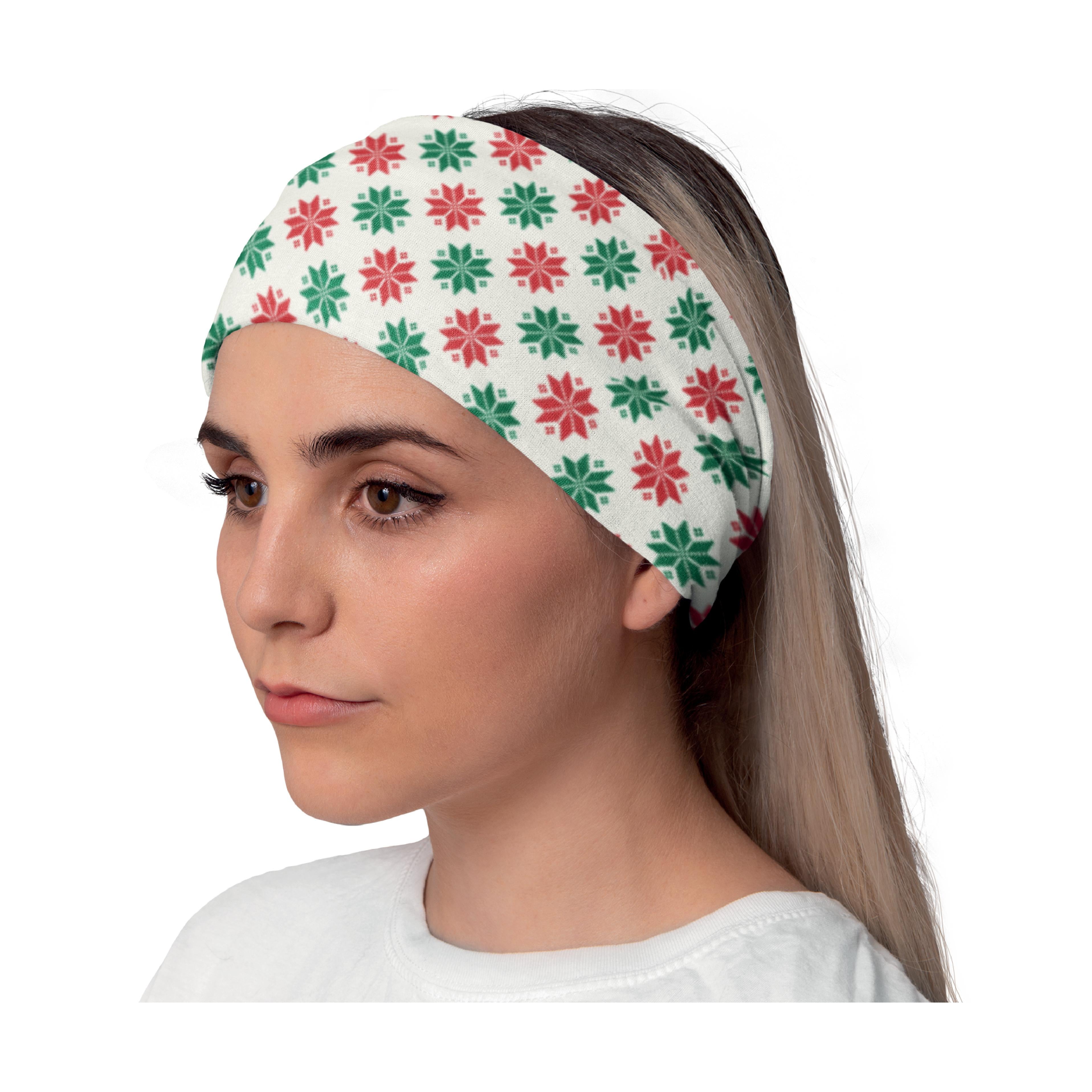 Lunabands Christmas Designer Multi Use Multifunctional Running Sports Fitness Training Bandana Headband Marathon Snood Ski