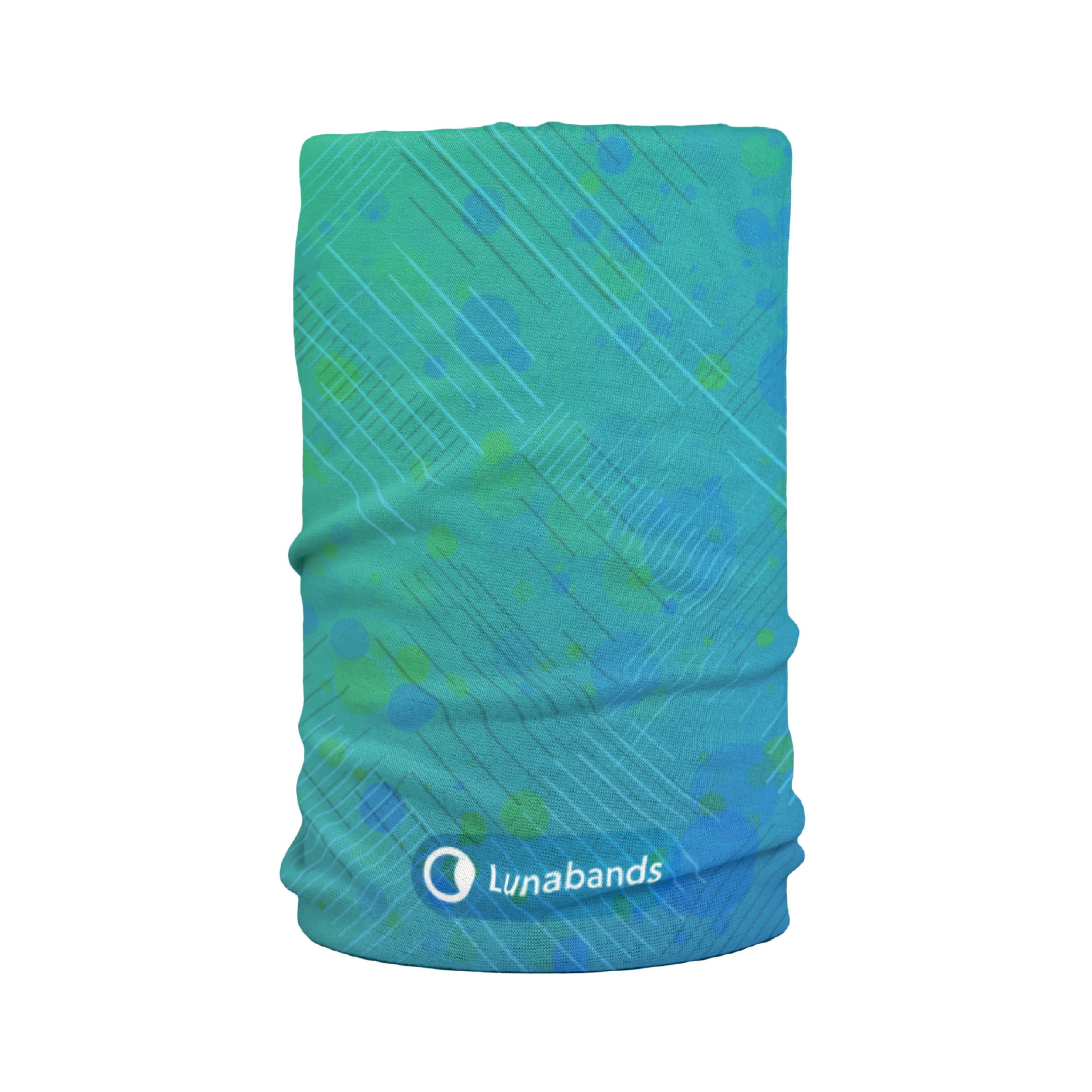 Lunabands Womans Ladies Fashion Designer Multi Use Multifunctional Trail Running Gym Snood Bandana Headband Fitness Headbands