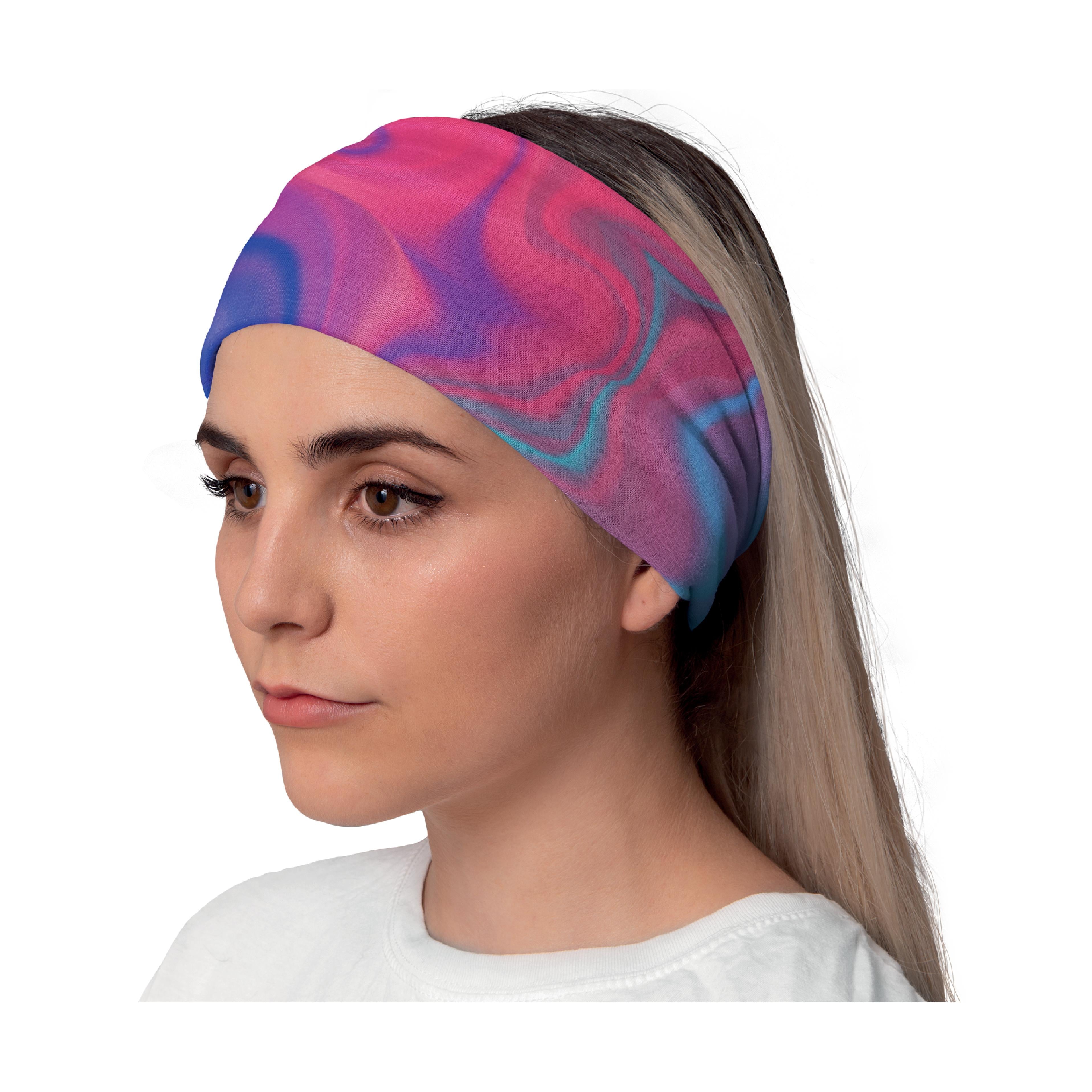 Lunabands Lava Tie Dye Hippy Designer Multi Use Multifunctional Running Sports Fitness Training Bandana Headband Snood Skiing