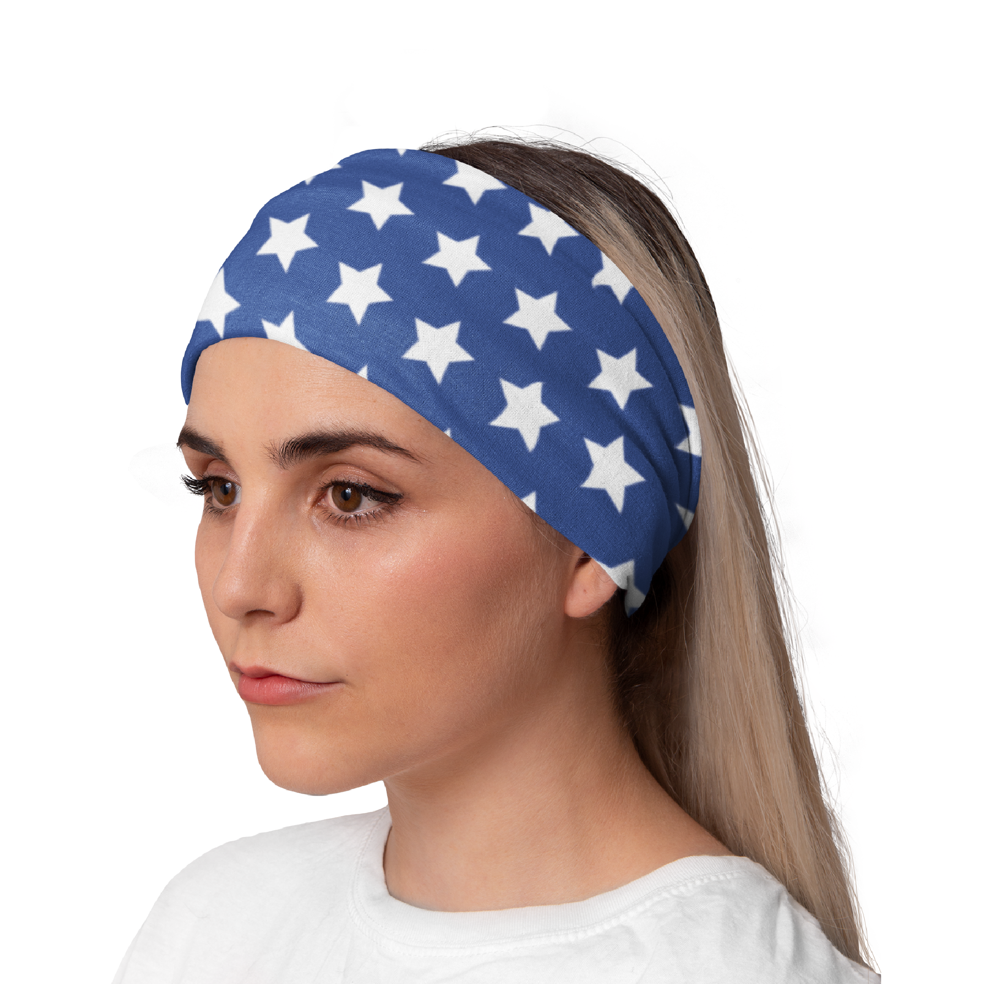 Lunabands USA Stars Flag Designer Multi Use Multifunctional Running Sports Fitness Training Bandana Headband Snood Skiing