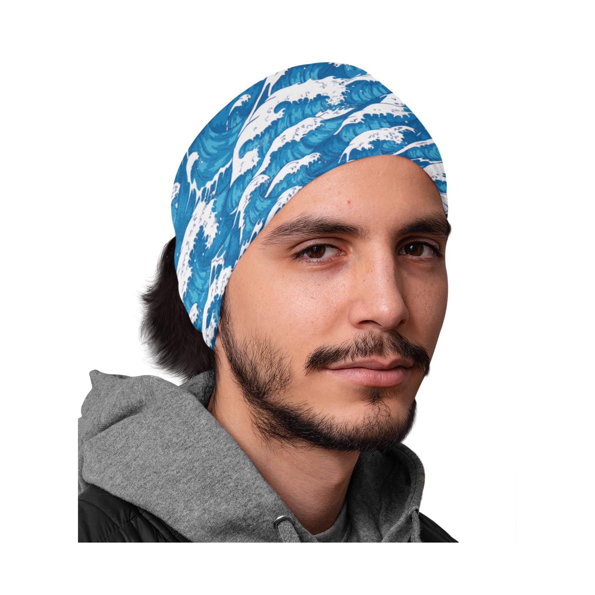 Lunabands Mens Fashion Designer Multi Use Multifunctional Trail Running Sports Skiing Gym Snood Bandana Headband Headbands