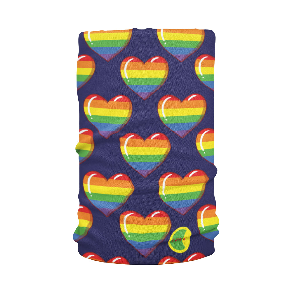 Lunabands Rainbow Gay Pride Designer Multi Use Multifunctional Running Sports Fitness Training Bandana Headband Snood Skiing