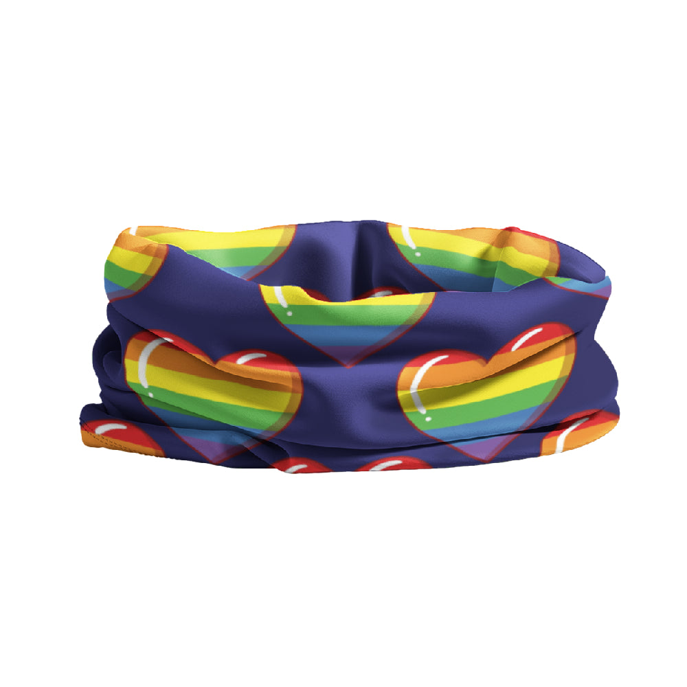 Lunabands Rainbow Gay Pride Designer Multi Use Multifunctional Running Sports Fitness Training Bandana Headband Snood Skiing