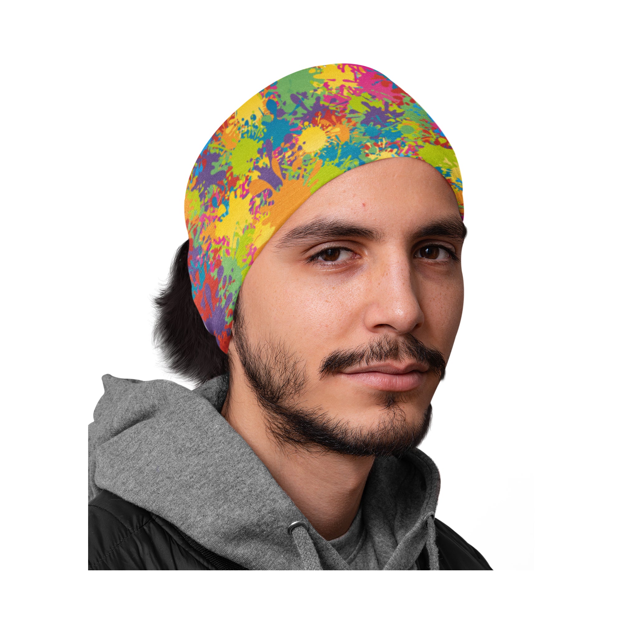 Lunabands Mens Fashion Designer Multi Use Multifunctional Trail Running Sports Skiing Gym Snood Bandana Headband Headbands