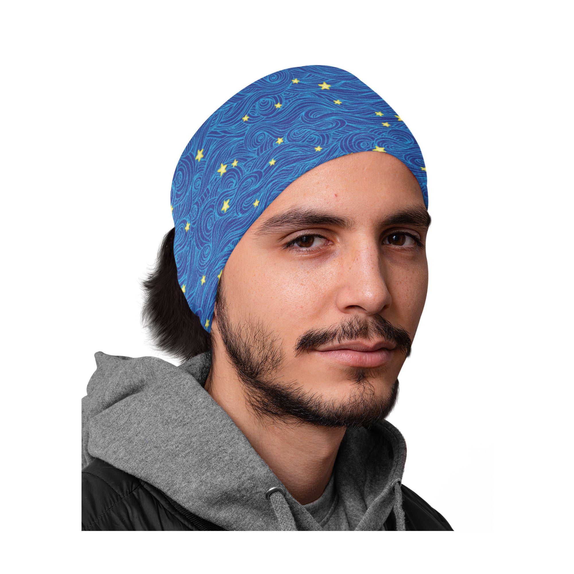 Lunabands Mens Fashion Designer Multi Use Multifunctional Trail Running Sports Skiing Gym Snood Bandana Headband Headbands