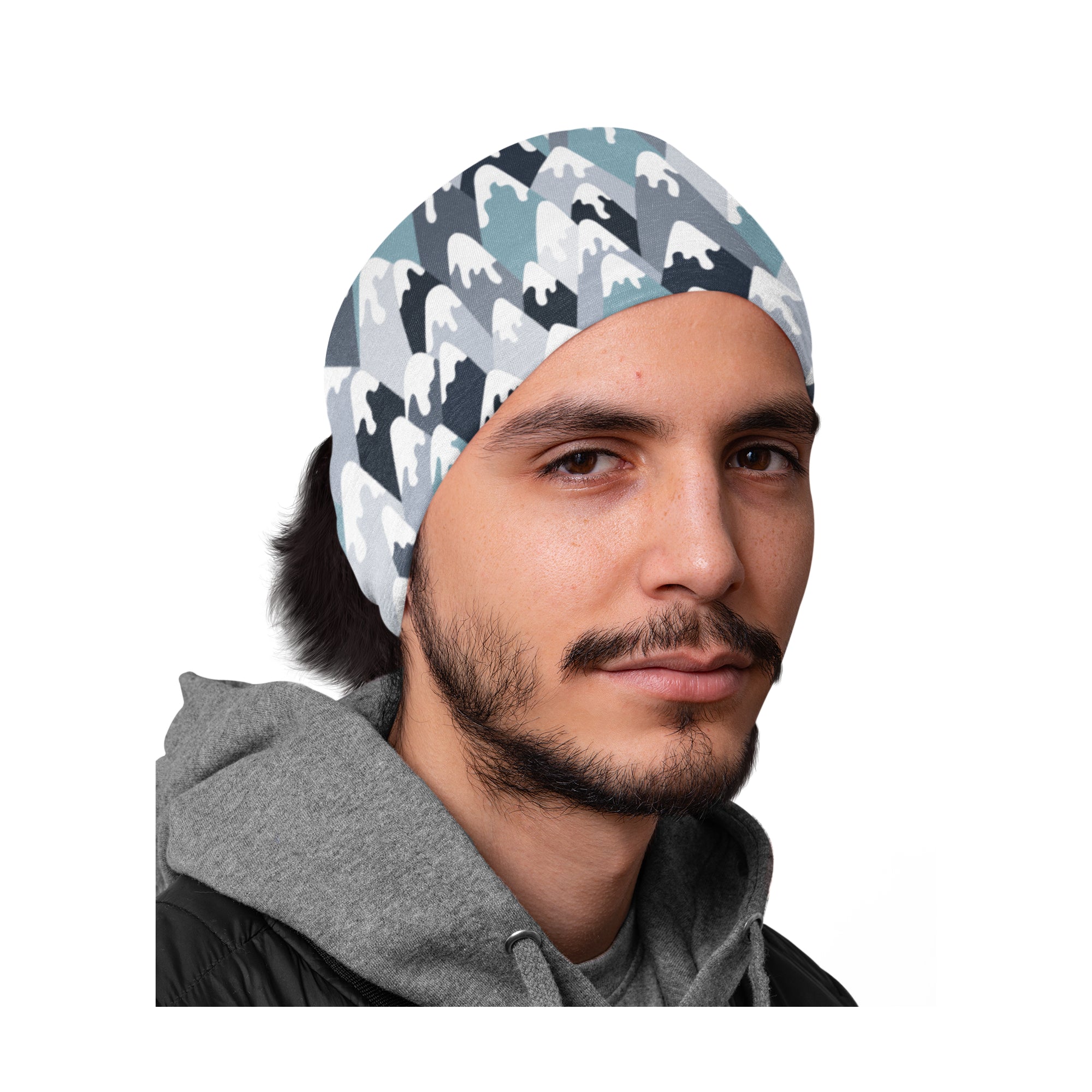 Lunabands Mens Fashion Designer Multi Use Multifunctional Trail Running Sports Skiing Gym Snood Bandana Headband Headbands