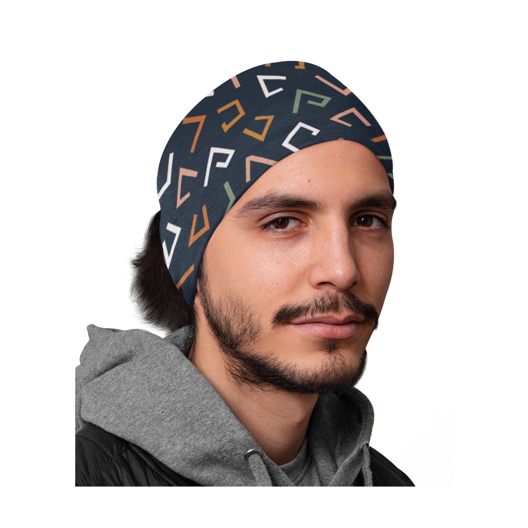 Lunabands Mens Fashion Designer Multi Use Multifunctional Trail Running Sports Skiing Gym Snood Bandana Headband Headbands