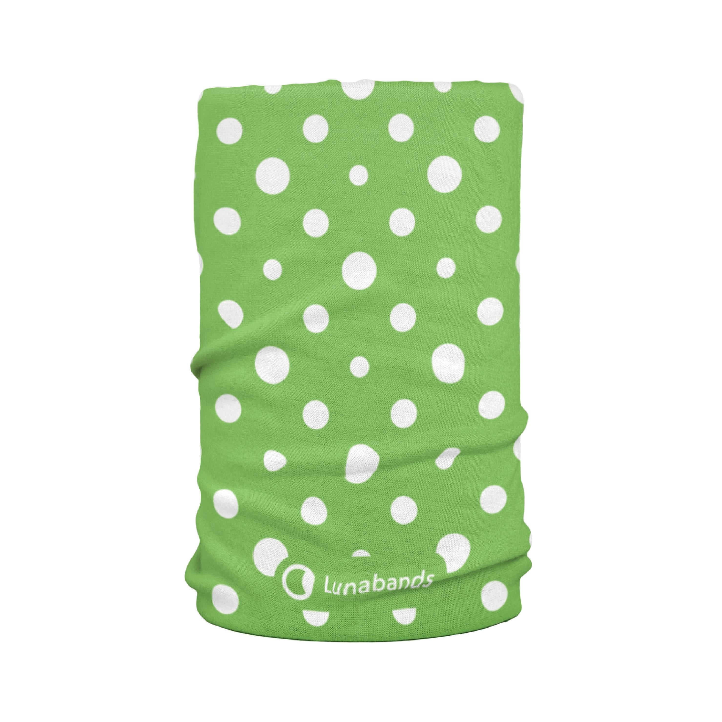 Lunabands Designer Polka Dot Multi Use Multifunctional Running Sports Fitness Yoga Gym Adventure Bandana Headband Headbands