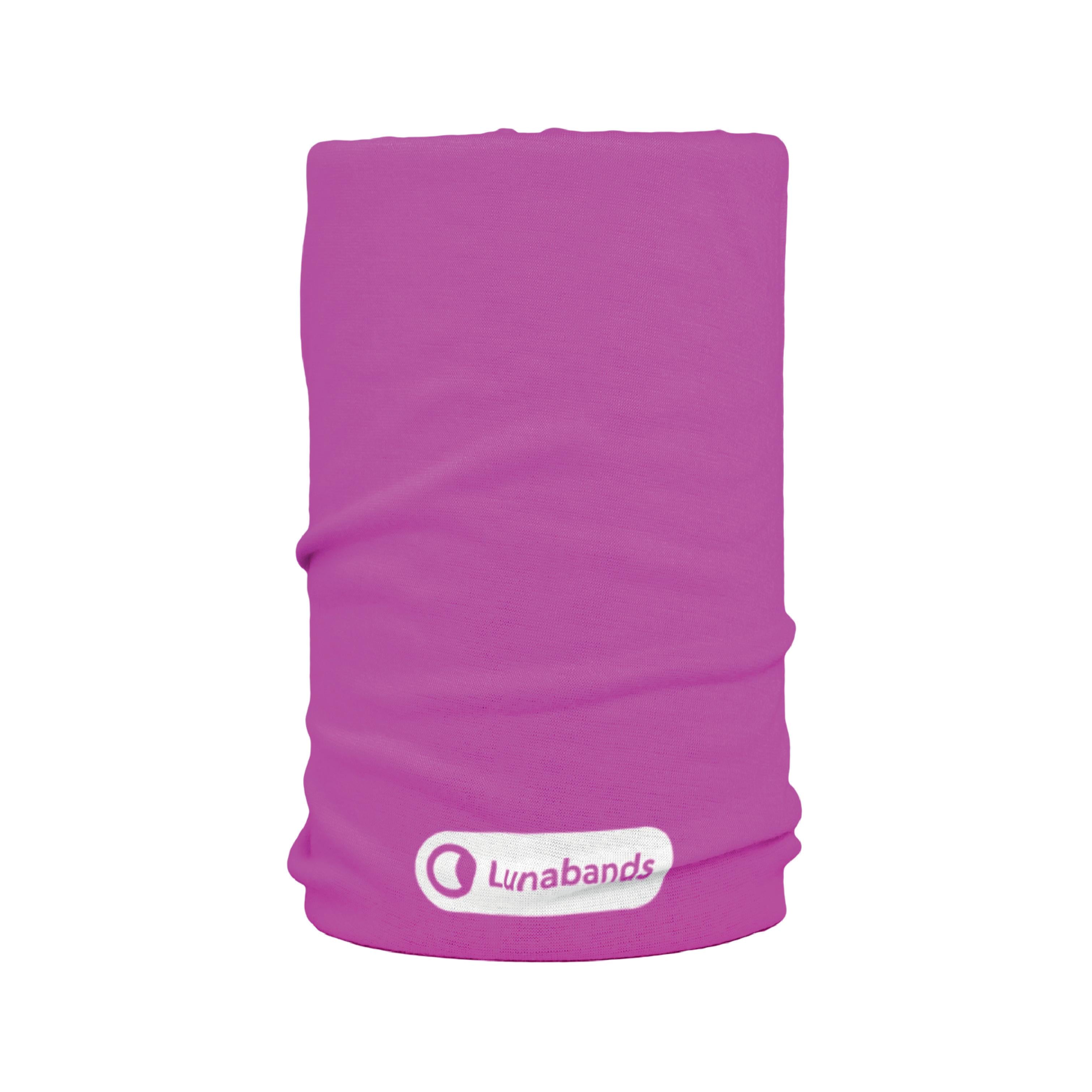 Lunabands Designer Pink Block colour Multi Use Multifunctional Running Sports Fitness Yoga Gym Bandana Headband Headbands