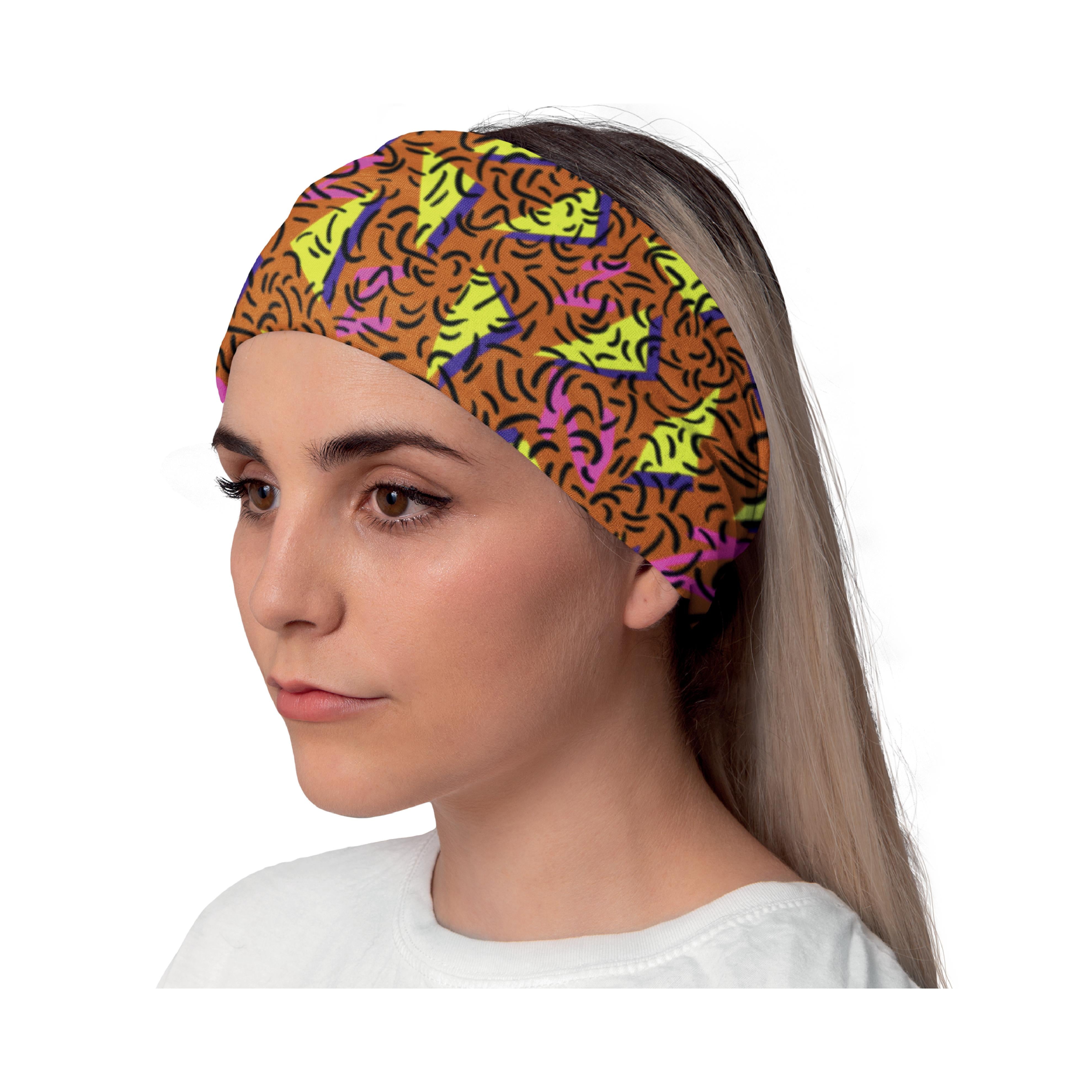 Lunabands Freddie Pizza Designer Multi Use Multifunctional Running Sports Fitness Training Bandana Headband Marathon Snood